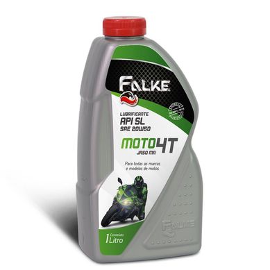 Lubrificante Falke Moto 4T 20W50 SL Jaso 1L
