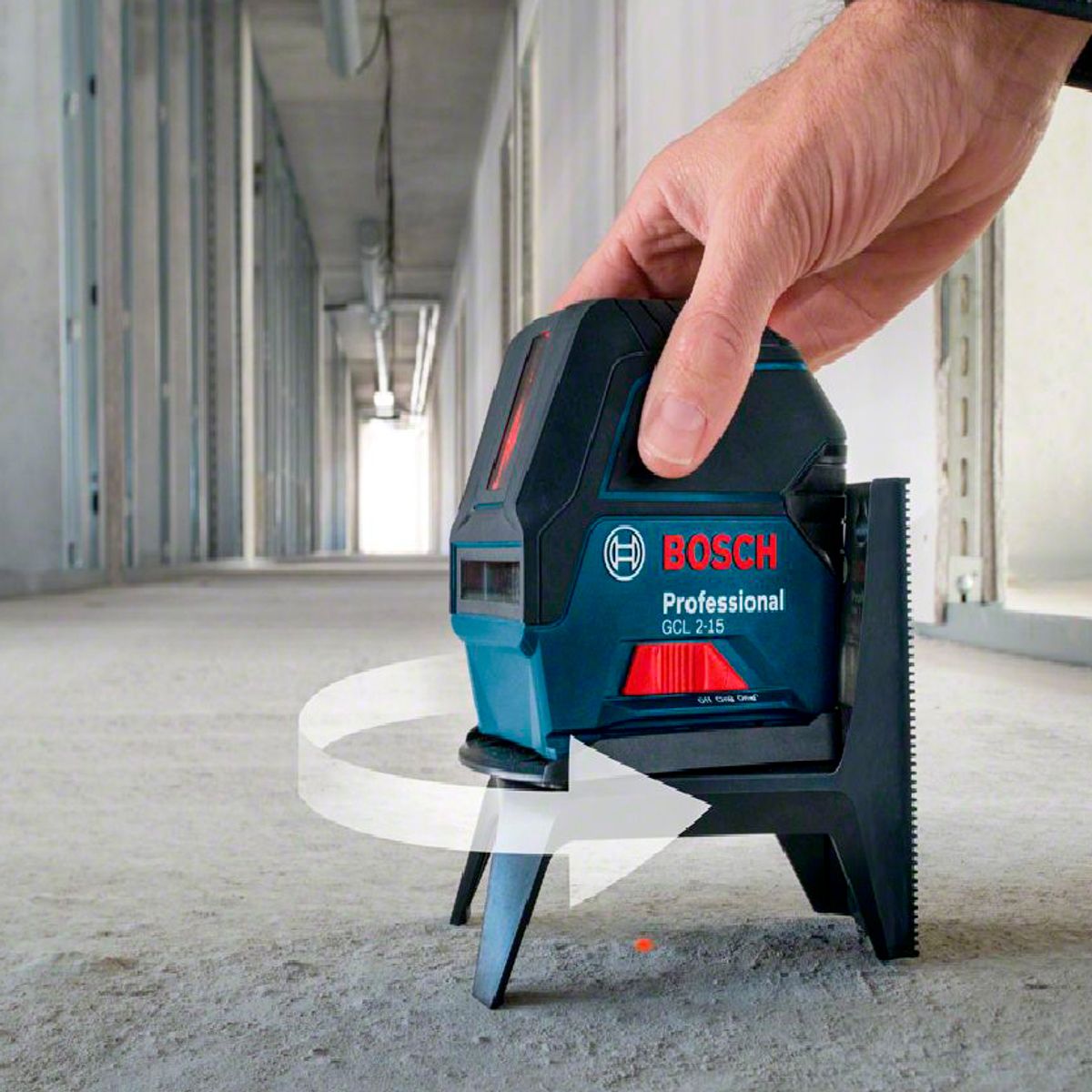 Nível a Laser com Linhas e Pontos GCL 2-15 15m com Maleta Bosch, marca Bosch - Foto 2