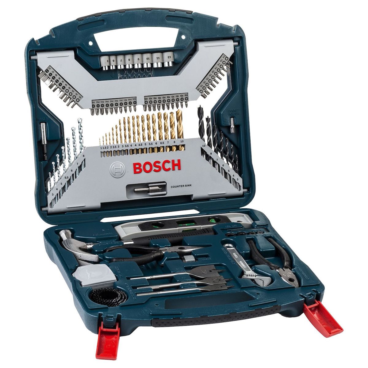 Kit de Pontas e Brocas em Titânio Bosch X-Line 103 Peças, marca Bosch - Foto 2