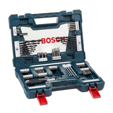 Kit de Pontas e Brocas em Titnio Bosch V-Line 91 Peas