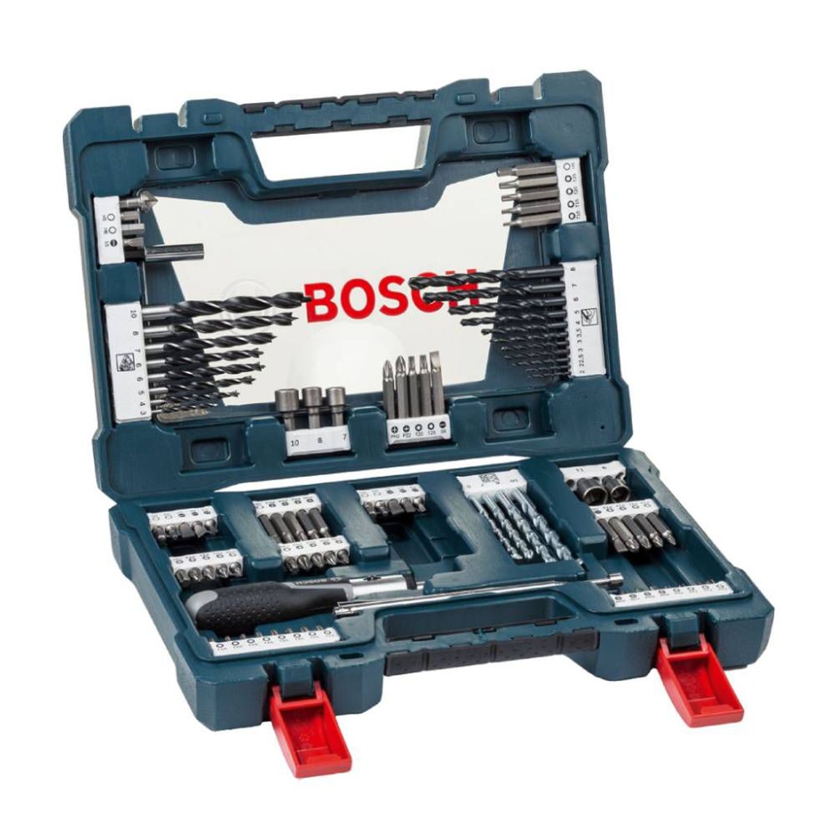 Kit de Pontas e Brocas em Titânio Bosch V-Line 91 Peças Bosch, marca Bosch - Foto Principal