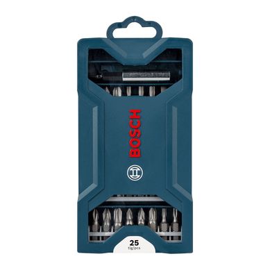 Kit de Pontas para Parafusar Bosch Mini X-Line com 25 Peas