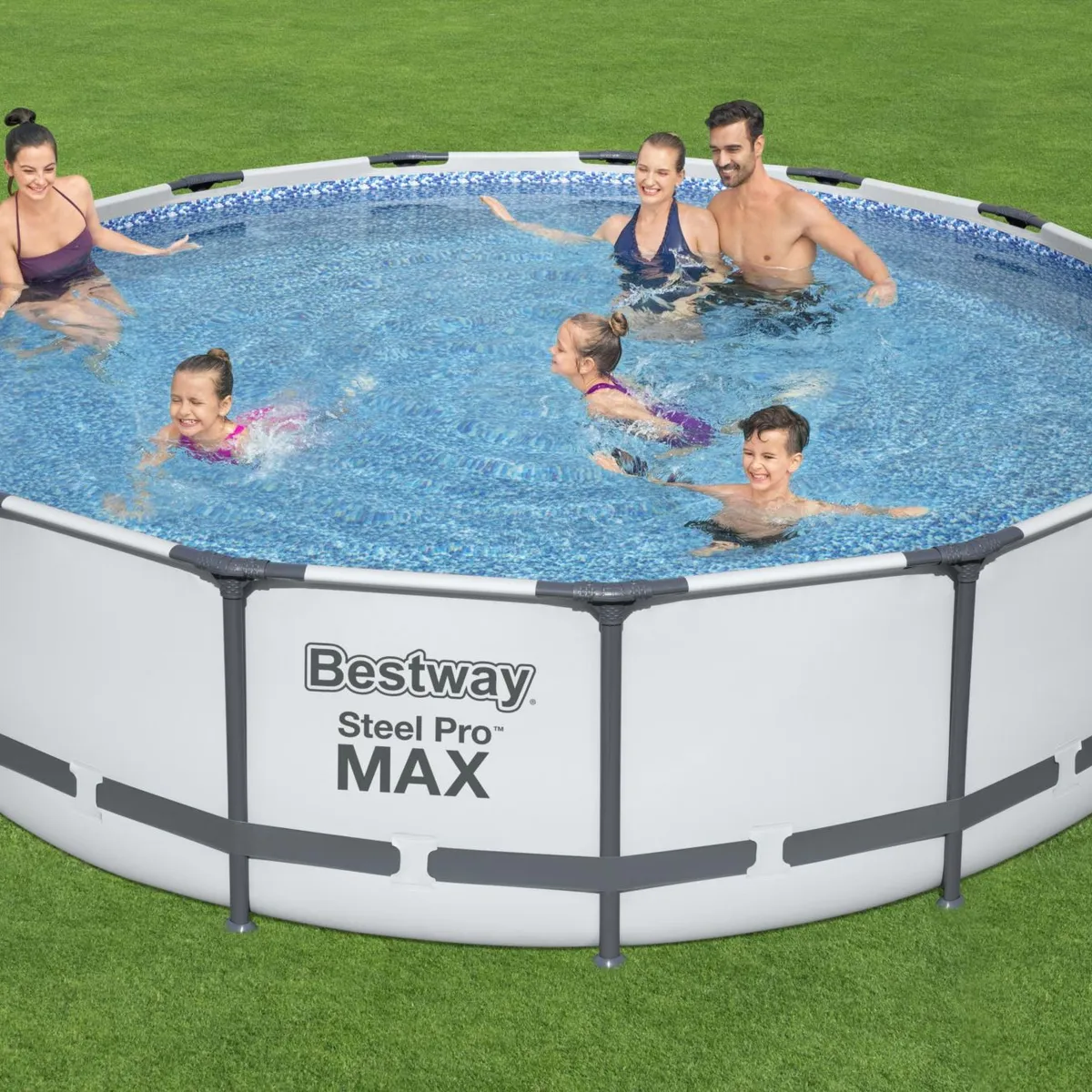 Piscina Estrutural Redonda 14.970L com Filtro 127V, marca Bestway - Foto 2