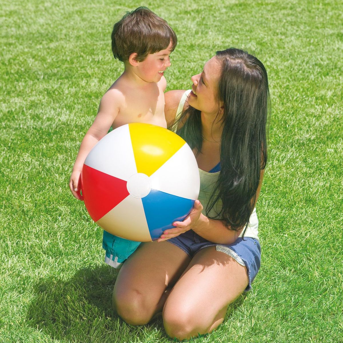 Bola de Piscina Inflável Colorida, marca Intex - Foto 2