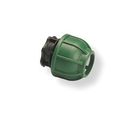 Conector de Compressão Tampão para Tubo PE 25mm Preto e Verde