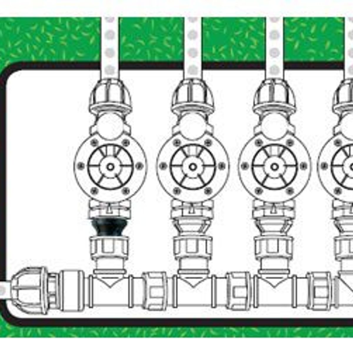 Conector Niple para Válvulas 1" Macho Preto, marca Gf - Foto 2