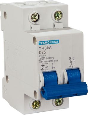 Disjuntor Bipolar 2P 25A