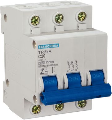 Disjuntor Tripolar 3P 20A