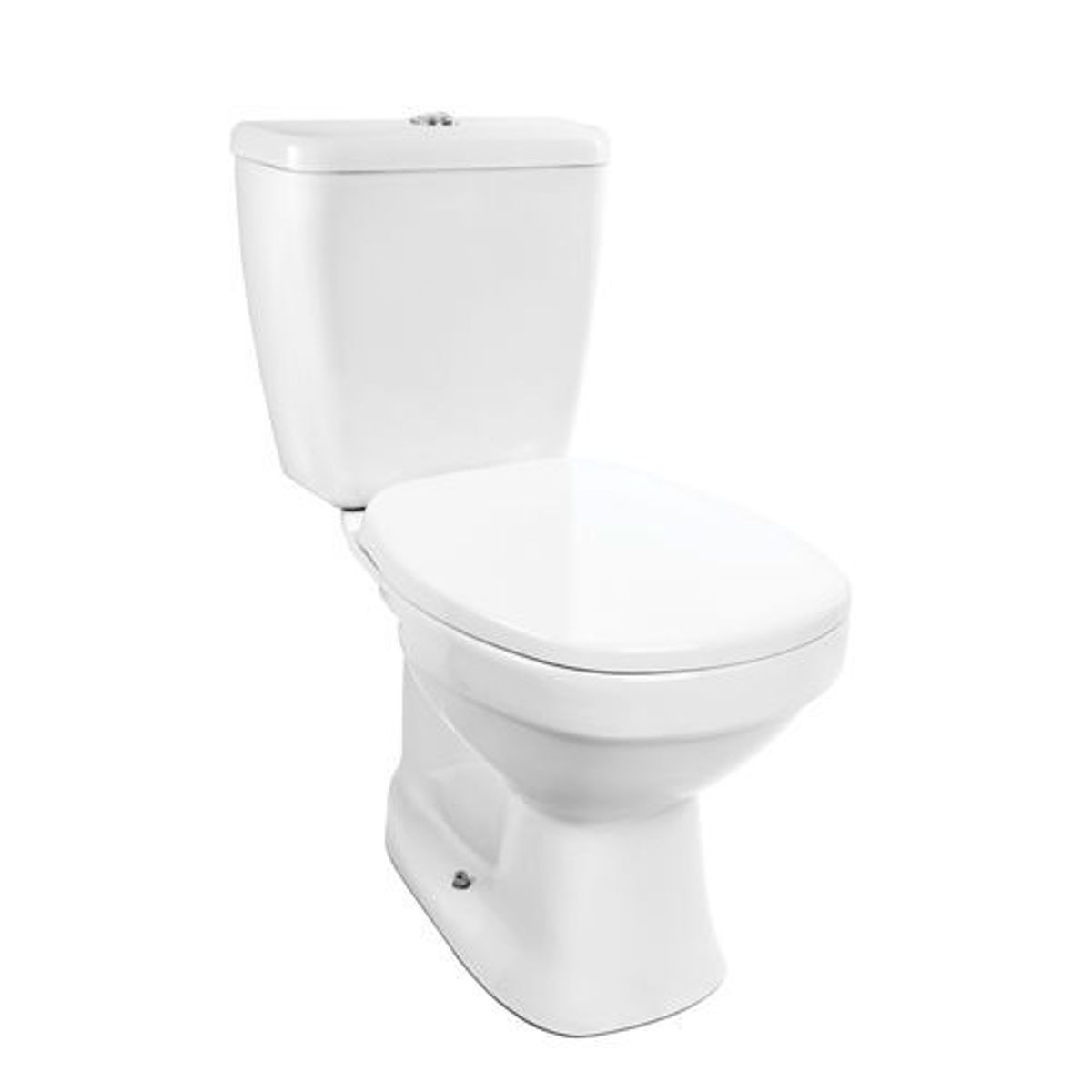 Kit Completo Bacia com Caixa Loren One com Assento e Fixação 76,6x37,5x63,5cm Branco Lorenzetti, marca Lorenzetti - Foto Principal