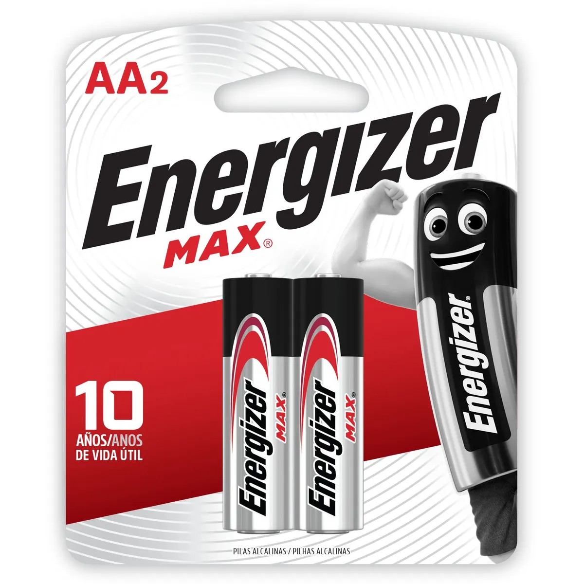 Pilha Pequena Aa Max Alcalina com 2 Unidades, marca Energizer - Foto Principal