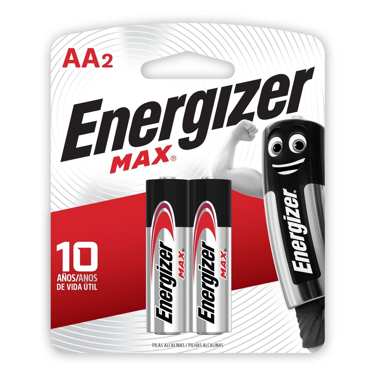 Pilha Pequena Aa Max Alcalina com 2 Unidades, marca Energizer - Foto Principal