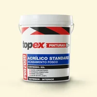 Tinta Acrílica Standard Topex Pro 2000 Fosco Palha 20 litros Qualyvinil