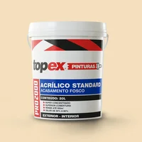 Tinta Acrílica Standard Topex Pro 2000 Fosco Areia 20 litros Qualyvinil