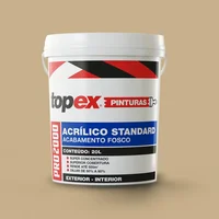 Tinta Acrílica Standard Topex Pro 2000 Fosco Camurça 20 litros Qualyvinil