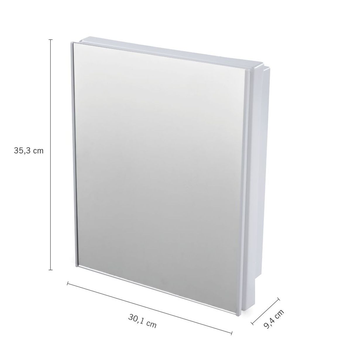 Armário de Plástico Versátil 35,5x30,5x10cm Branco, marca Astra - Foto 2