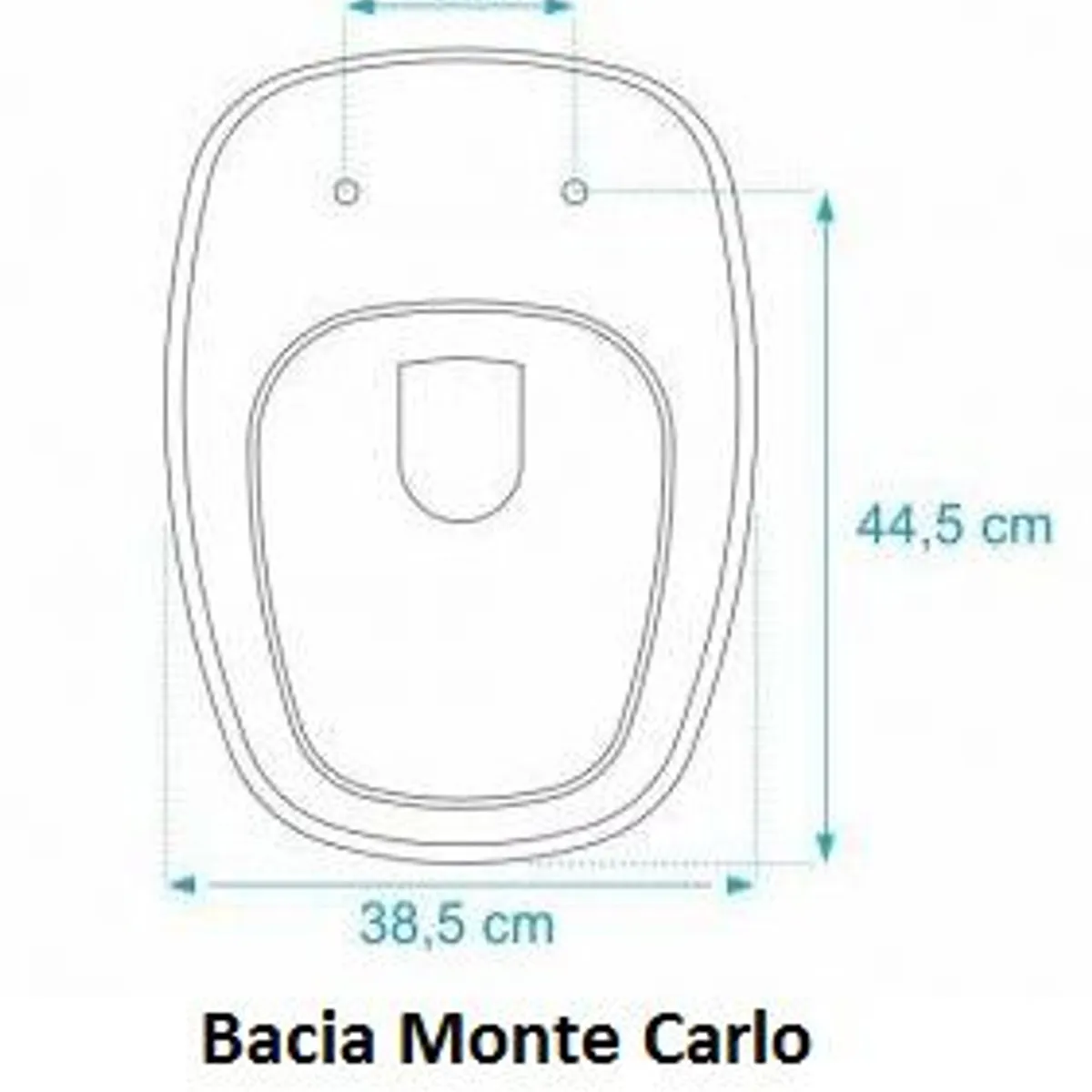 Assento Sanitário Monte Carlo Evolution Soft Gelo, marca Tupan - Foto 2