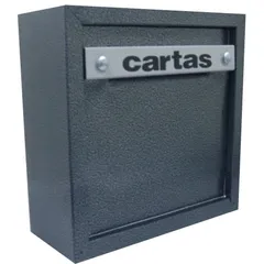 Caixa de Correio com Chapa Gradil Preto