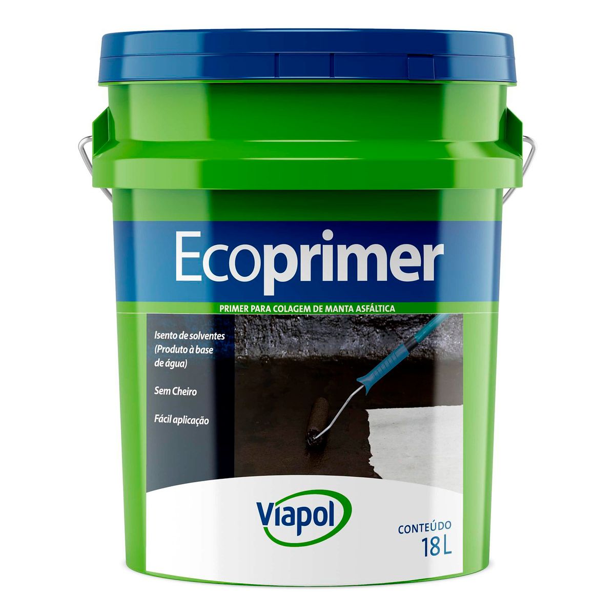 Ecoprimer Barrica 18L Marrom Escuro, marca Viapol - Foto Principal