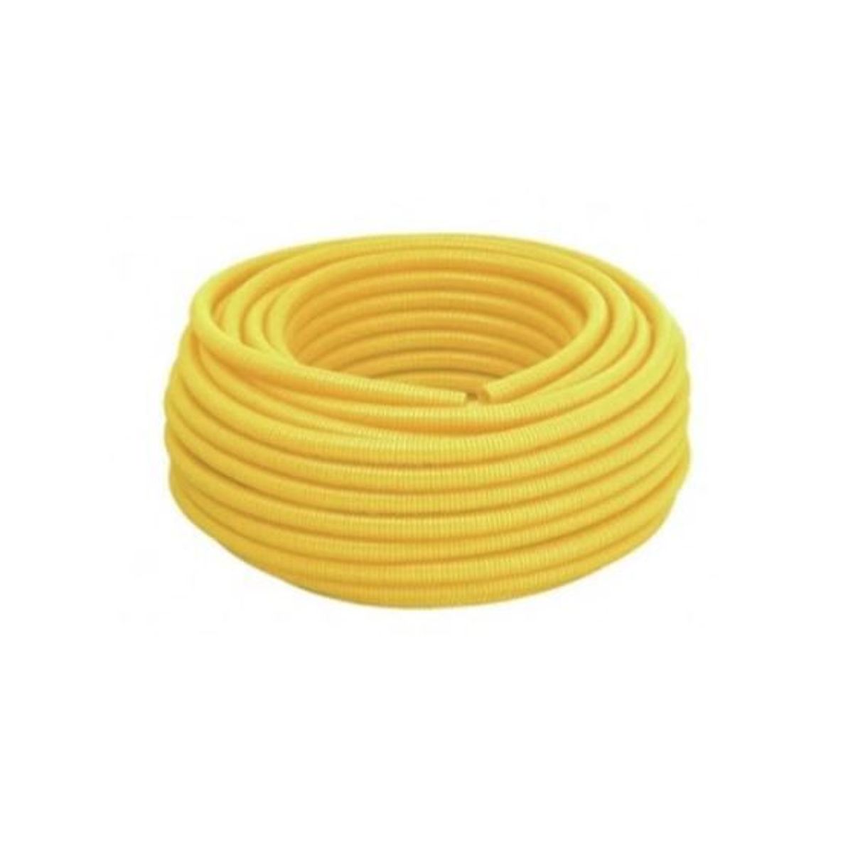 Eletroduto Corrugado Flexível 1/2" 20mm x 50 metros Amarelo, marca Tigre - Foto Principal