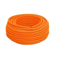 Eletroduto Corrugado Flexível Reforçado 1/2" 20mm x 50 metros Laranja