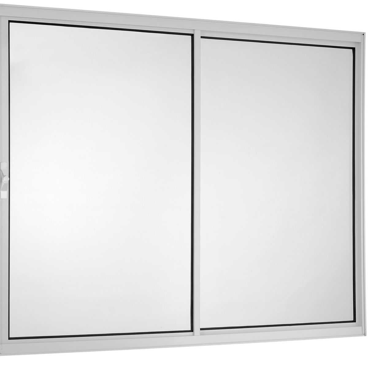 Janela de Correr Alumínio Branco 2 Folhas Direita 100x120x5cm Fortsul, marca Esquadrisul - Foto Principal
