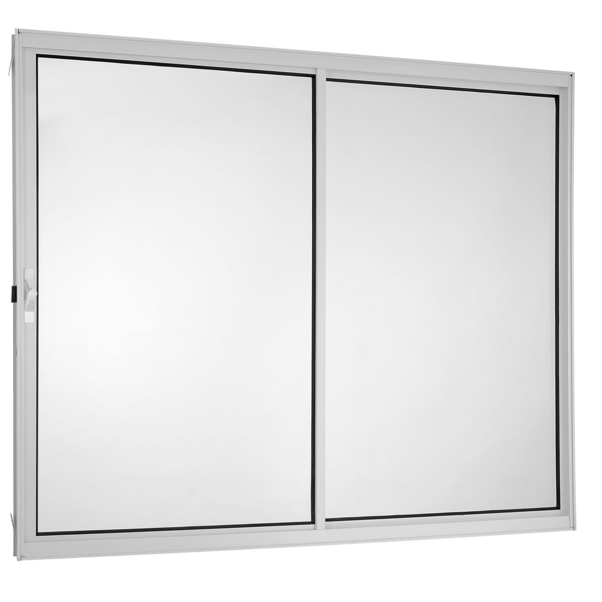 Janela de Correr Alumínio Branco 2 Folhas Direita 100x120x5cm Fortsul, marca Esquadrisul - Foto Principal