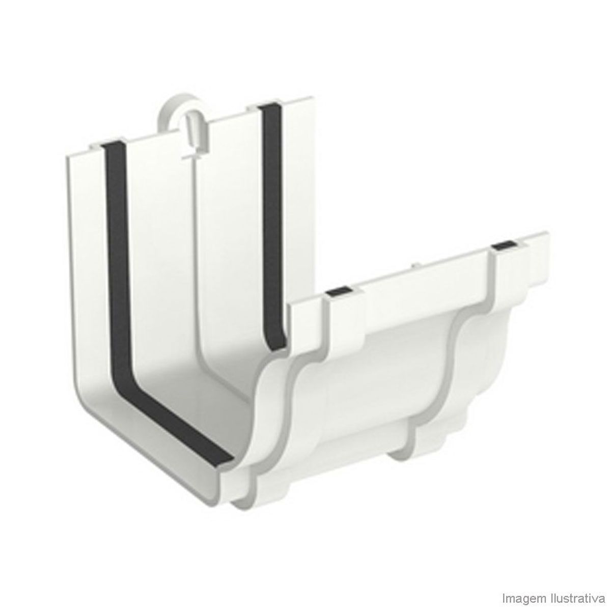 Emenda Aquapluv Style 13,3x9,2cm Branco, marca Tigre - Foto Principal