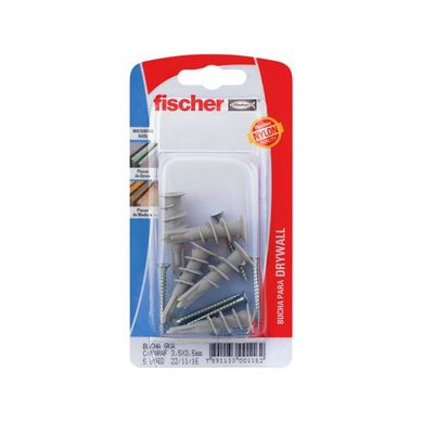 Cartela de Bucha Metal para fuso com Cabea Chata Gka Cinza 6/2