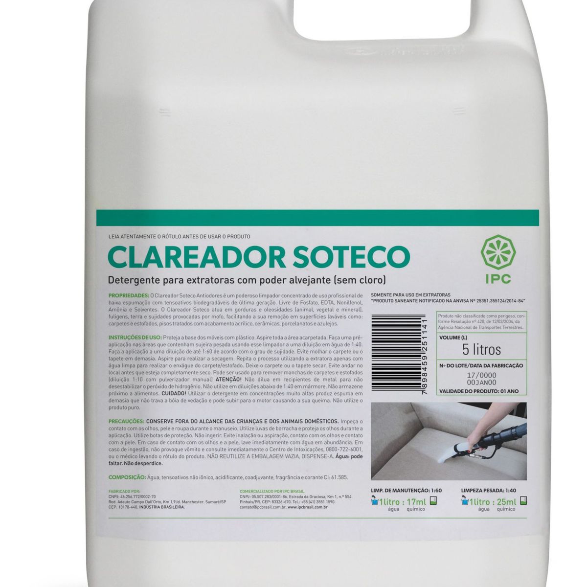 Clareador Soteco para Extratoras IPC, marca Ipc - Foto Principal