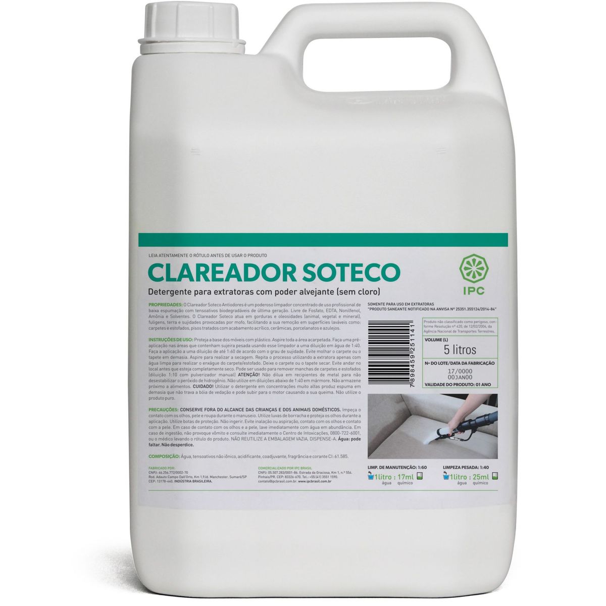 Clareador Soteco para Extratoras IPC, marca Ipc - Foto Principal