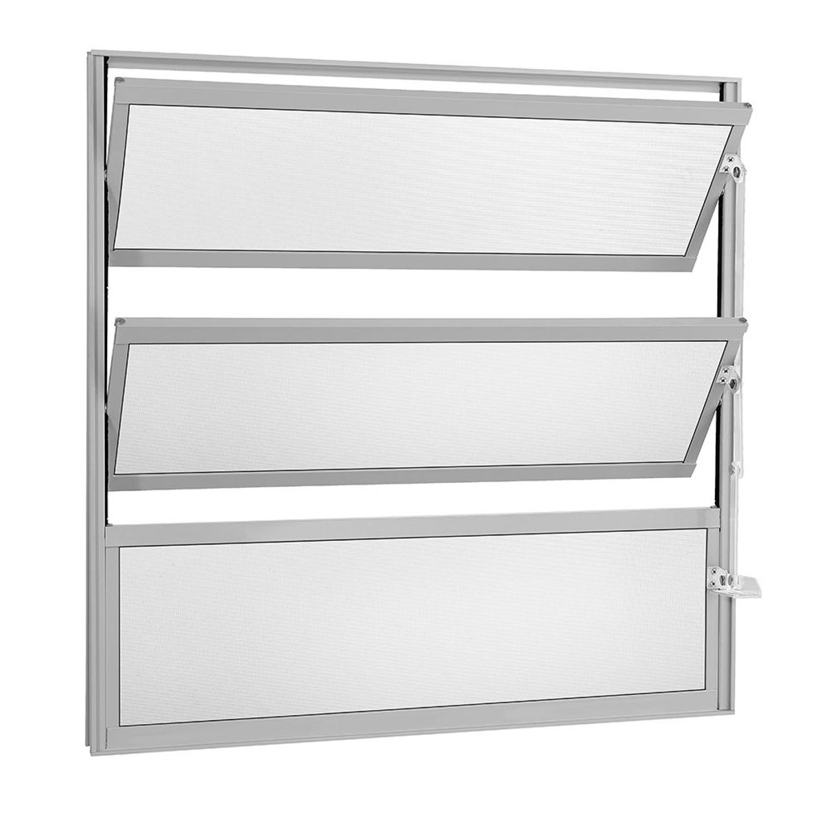 Janela Basculante 2 Basc Alumínio Branco 60x60x2,5cm Fortsul, marca Esquadrisul - Foto Principal