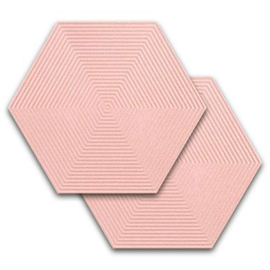 Revestimento Love Hexa SPK MLX 17,5x17,5cm Soft Pink