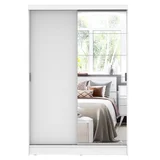 Roupeiro Luke 183x120x53cm 2 Portas MDP Branco