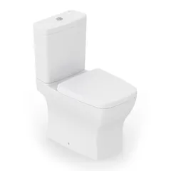 Kit Completo Boss Bacia com Caixa + Assento e Fixação Branco Fosco