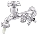 Torneira Máquina De Lavar - Tanque Com Adaptador Para Mangueira C37 3131 1/2 E 3/4" Metal
