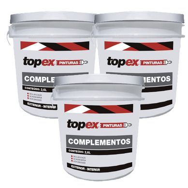 Kit 3 Gales de Massa Corrida 6kg Branco