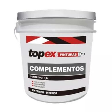 Topex Tinta Acrlica Econminca para Gesso e Drywall 3,6 Litros Branco Fosco