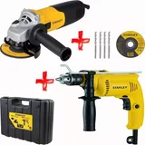 Kit Furadeira de Impacto e Esmerilhadeira 700W 127V SHG