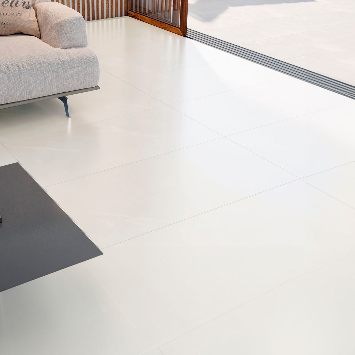 Porcelanato Onice Off White Natural 58,4x117cm Retificado caixa 1,37m² Portinari, marca Portinari - Foto Principal