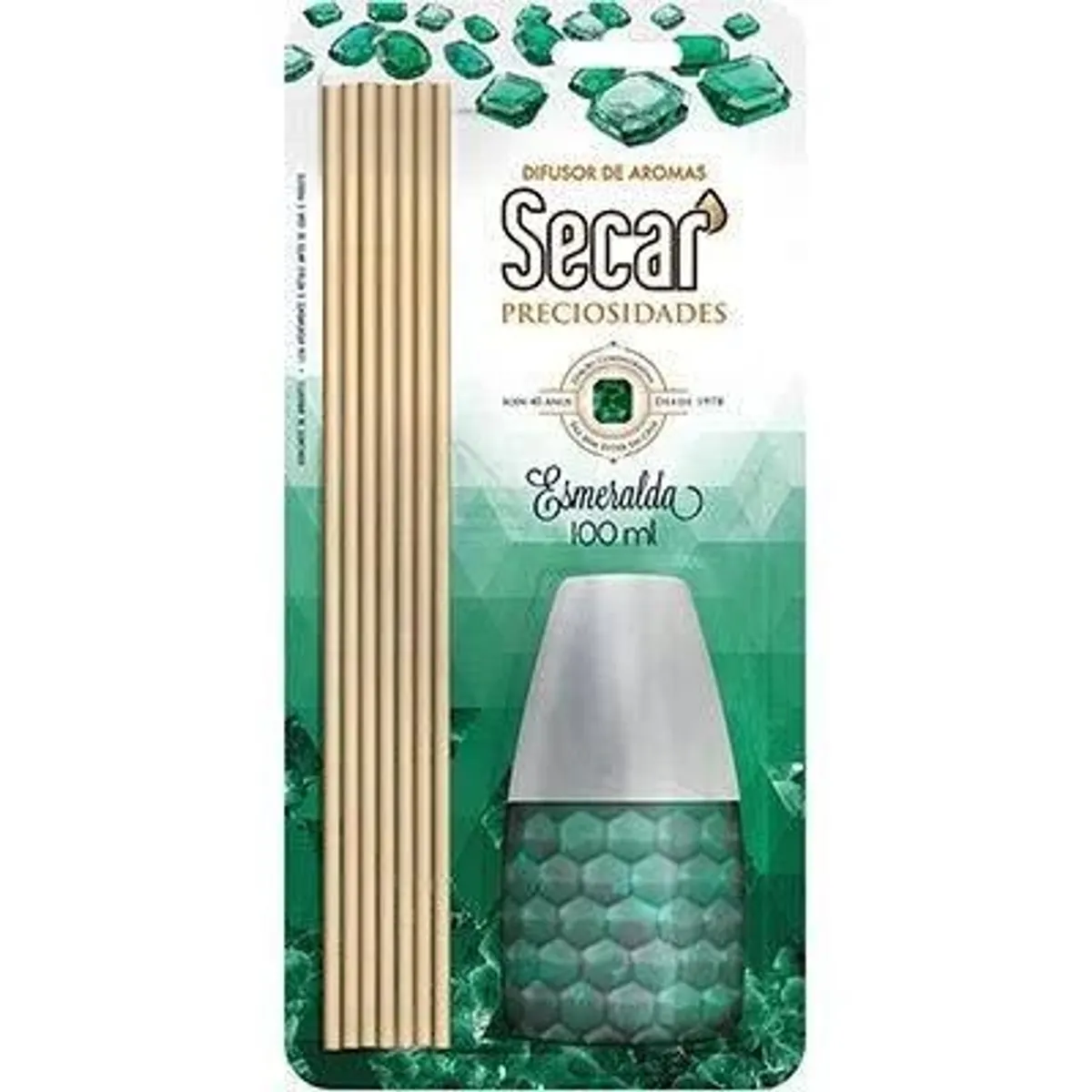 Difusor de Aromas Secar Esmeralda 100ml, marca Secar - Foto Principal