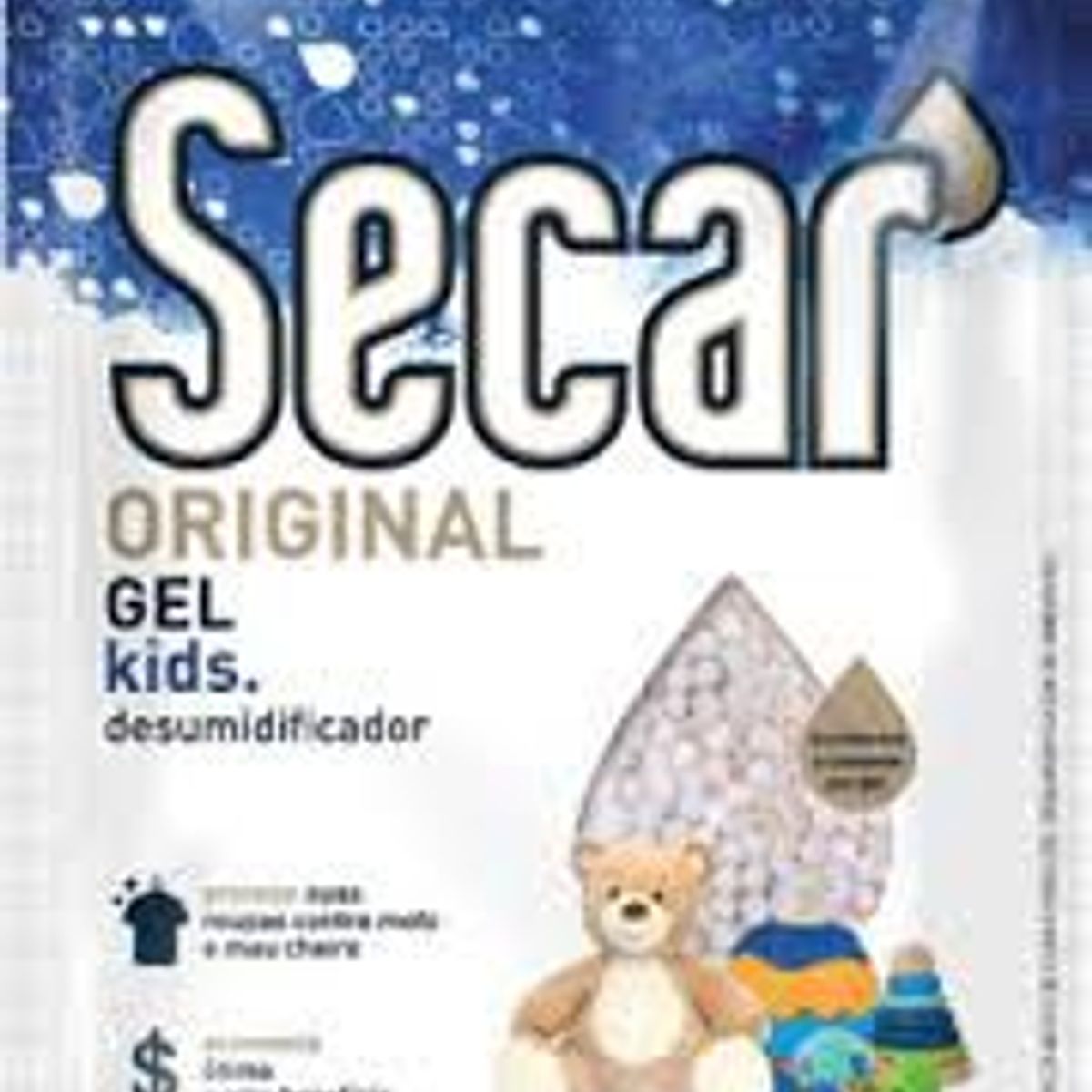 Desumidificador Secar Gel Kids 50g, marca Secar - Foto Principal