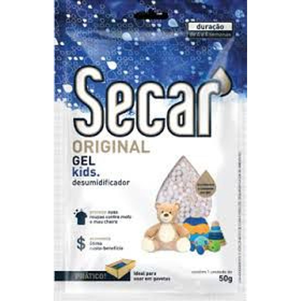 Desumidificador Secar Gel Kids 50g, marca Secar - Foto Principal