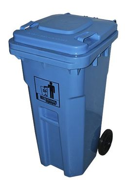 Lixeira Plstica com Pedal 240l Azul