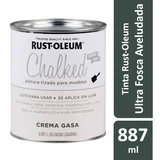 Tinta Chalked Base Água 0,887L Efeito Giz/Aveludado Ultra Fosco Creme Rust-Oleum