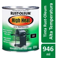 Tinta Especialidades High Heat Base Água 0,946L Alta Temperatura Resiste Até 650°C Fosco Preto