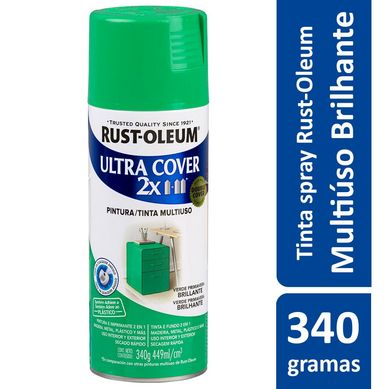 Tinta Spray Brilhante Ultra Cover 900ml Verde Primavera