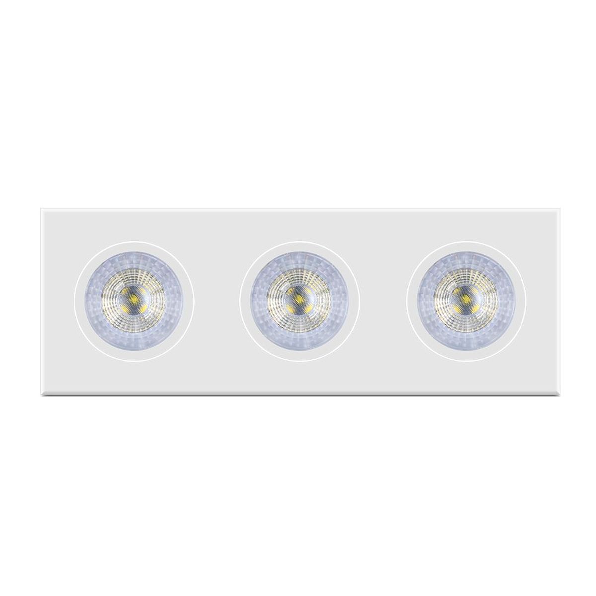 Luminária Ecospot Triplo Led 15W 3X MR16 2700K Bivolt Elgin, marca Elgin - Foto Principal