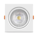 Luminária Ecospot Led Quadrada PAR20 7W 3000K Bivolt Elgin