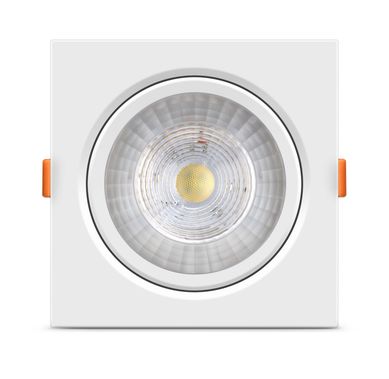 Luminria de Embutir Quadrada LED Ecospot PAR30 12W 2700K