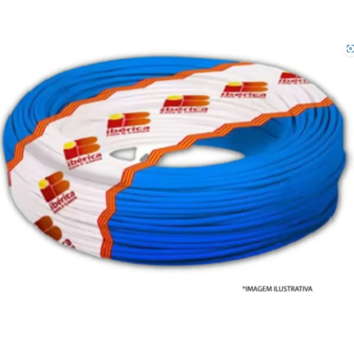Cabo Flexível 1,5mm2 Azul Rolo 100M, marca Ibérica - Foto Principal